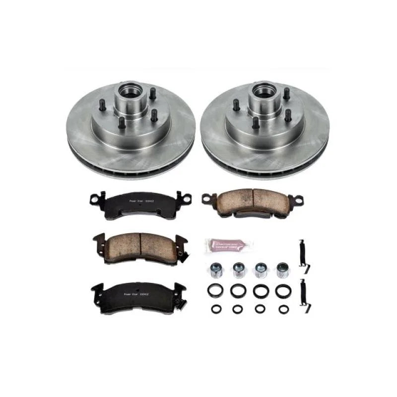 PowerStop Autospecialty Front Brake Kit fits 1970-1996 Buick / Cadillac / Chevrolet - Main Product View