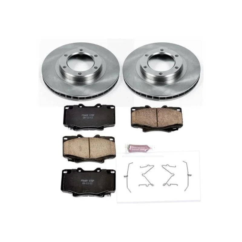 PowerStop Autospecialty Front Brake Kit fits 1996-1997 Lexus LX450 / 1993-1997 Toyota Land Cruiser - Main Product View