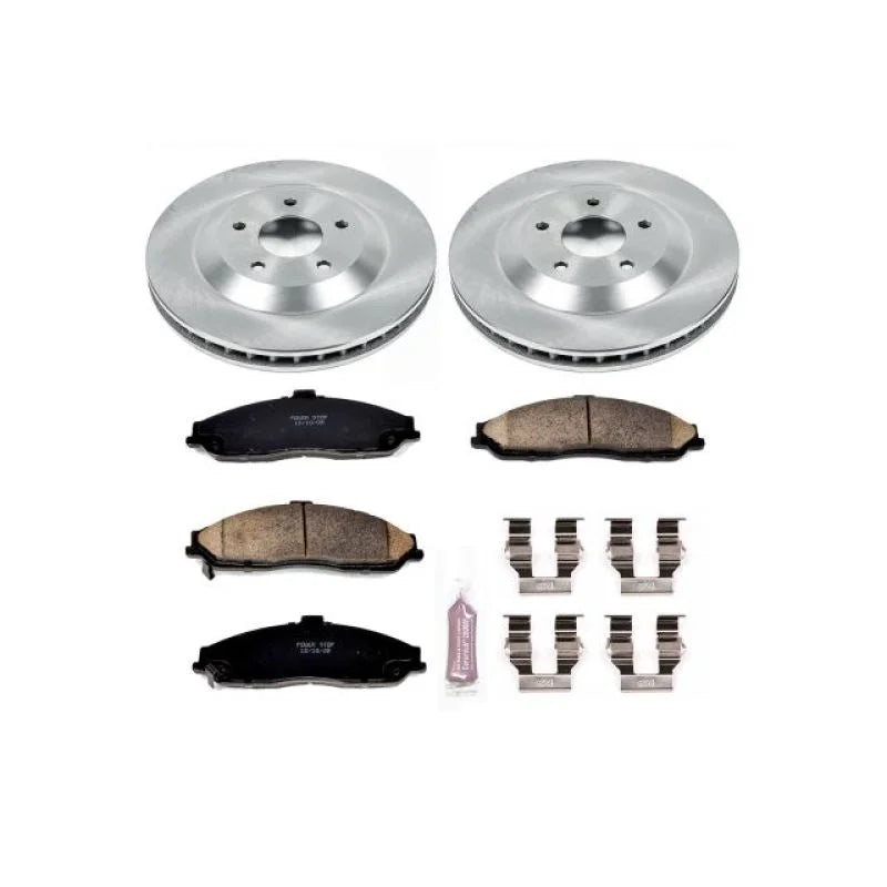 PowerStop Autospecialty Front Brake Kit fits 2004-2008 Cadillac XLR / 2008 2009 Cadillac XLR PLATINUM / 1997-2004 Chevrole...