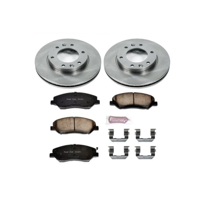 PowerStop Autospecialty Front Brake Kit fits 2007-2008 Hyundai Entourage Gls / 2007 Hyundai Entourage SE / 2007-2010 Kia S...