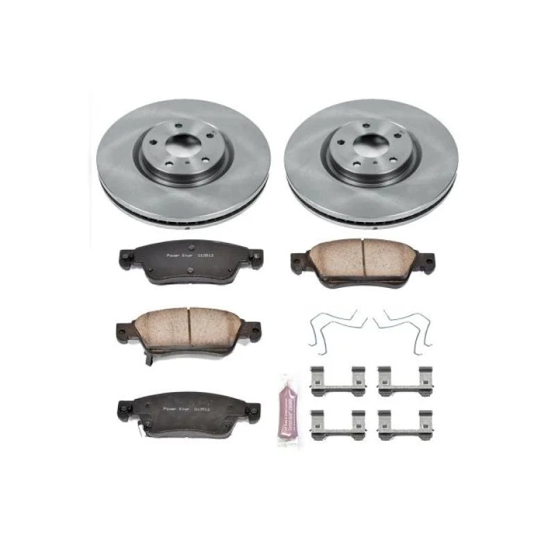 PowerStop Autospecialty Front Brake Kit fits 2007-2008 Infiniti G35 SPORT / 2008-2013 Infiniti G37 / 2012-2013 Infiniti G3...