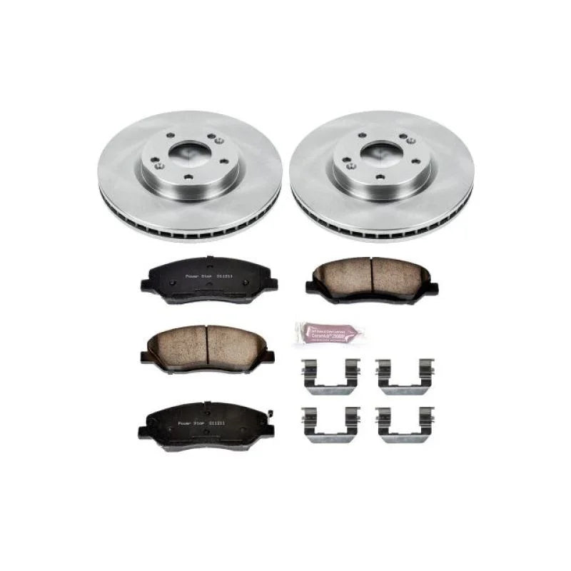 PowerStop Autospecialty Front Brake Kit fits 2007-2009 Hyundai Santa Fe Gls - Main Product View