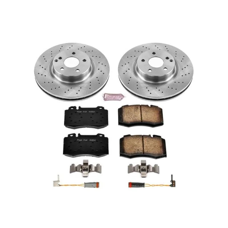 PowerStop Autospecialty Front Brake Kit fits 2007-2009 Mercedes-Benz E350 - Main Product View