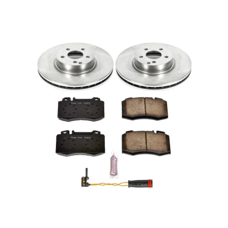 PowerStop Autospecialty Front Brake Kit fits 2007-2009 Mercedes-Benz E550 - Main Product View