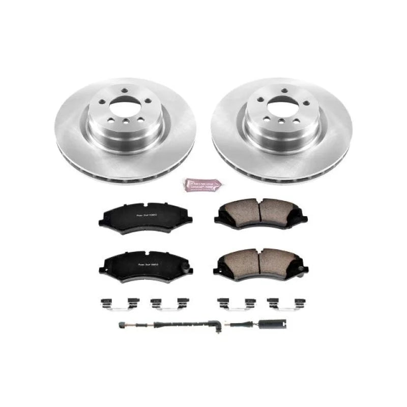 PowerStop Autospecialty Front Brake Kit fits 2010-2012 Land Rover Range Rover Hse / 2012 Land Rover Range Rover Hse Lux - ...