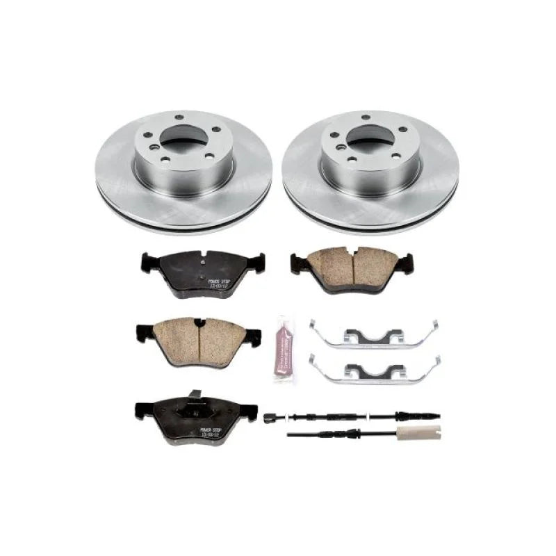 PowerStop Autospecialty Front Brake Kit fits 2010-2013 BMW 128I - Main Product View