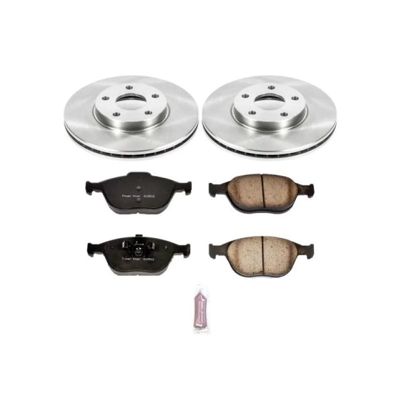 PowerStop Autospecialty Front Brake Kit fits 2010-2013 Ford Transit / Transit Connect - Main Product View