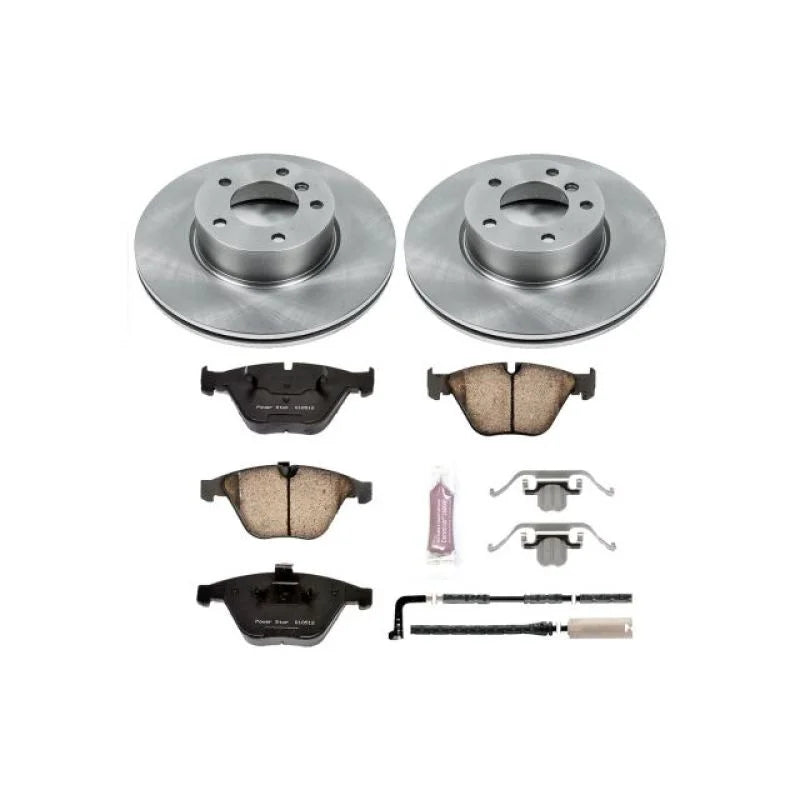 PowerStop Autospecialty Front Brake Kit fits BMW 328I / 2009 2010 BMW 328I xDrive / 2008 BMW 328XI - Main Product View
