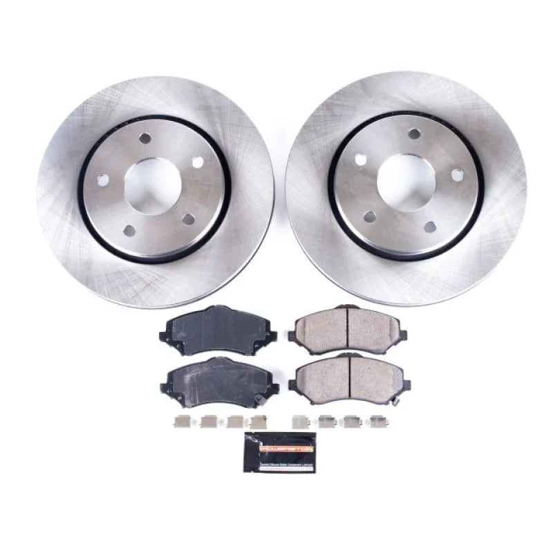 PowerStop Autospecialty Front Brake Kit fits Chrysler Town / 2008-2016 Chrysler Town & / 2014-2016 Dodge Grand Caravan - M...