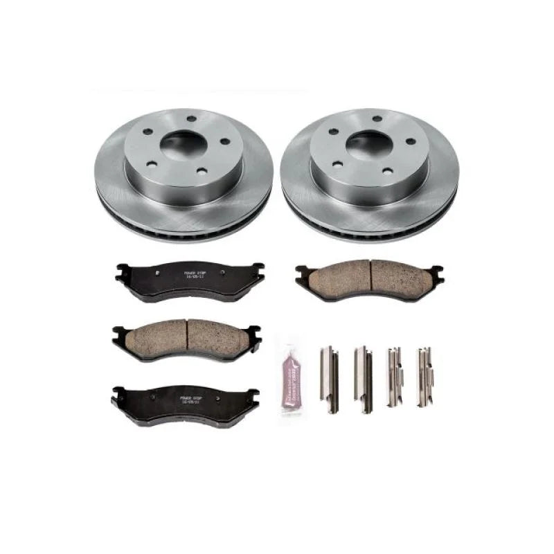 PowerStop Autospecialty Front Brake Kit fits Dodge Ram / 2000-2001 Dodge Ram 1500 LARAMIE / 2001 Dodge Ram 1500 SLT / Ram ...