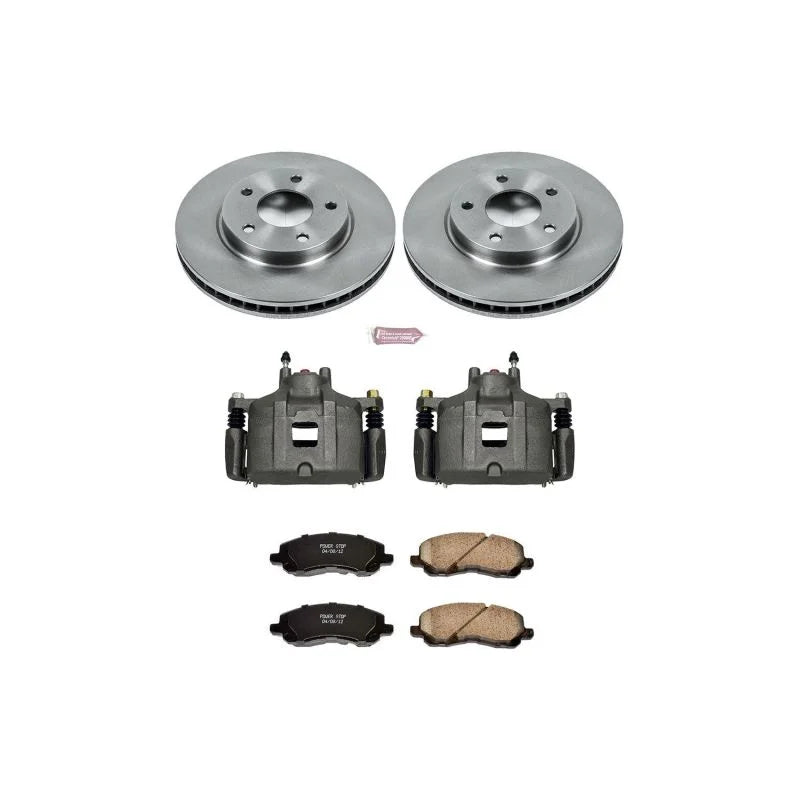 PowerStop Autospecialty Front Brake Kit w/Calipers fits 2008-2017 Mitsubishi Lancer