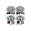 Load image into Gallery viewer, PowerStop Autospecialty Front &amp; Rear Brake Kit fits 2004 Mercedes-Benz C230 / 2003-2005 Mercedes-Benz C320 / 2005-2006 Mer...