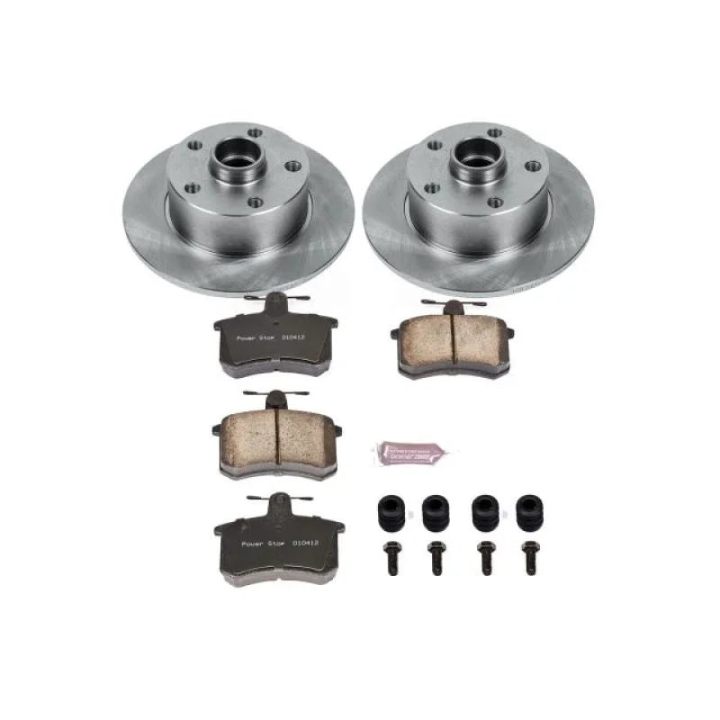 PowerStop Autospecialty Rear Brake Kit fits 1996-1997 Audi A4 - Main Product View
