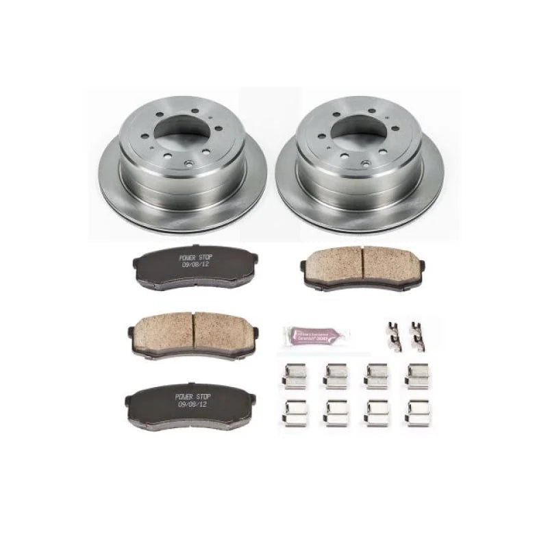 PowerStop Autospecialty Rear Brake Kit fits 1996-1997 Lexus LX450 / 1993-1997 Toyota Land Cruiser - Main Product View