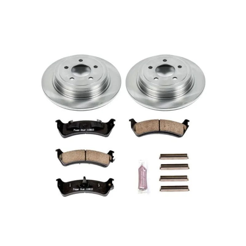 PowerStop Autospecialty Rear Brake Kit fits 2003 Ford Explorer SPORT / 2003-2005 Ford Explorer SPORT Trac - Main Product View
