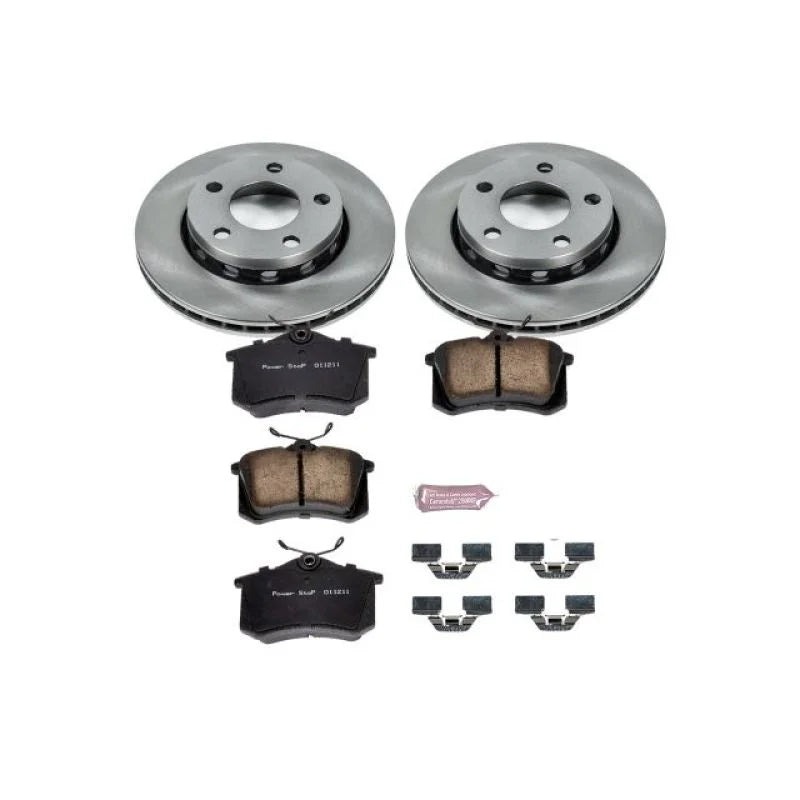 PowerStop Autospecialty Rear Brake Kit fits Audi S4 / 2001-2002 Audi S4 Avant / 2000-2002 Audi S4 - Main Product View