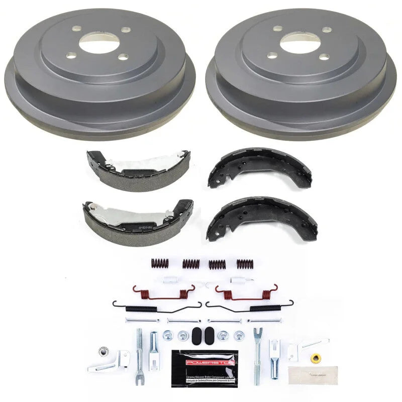 PowerStop Autospecialty Rear Drum Kit fits 2010 Chevrolet Cobalt / 2009 2010 Chevrolet Cobalt LS / 2009 Pontiac G5