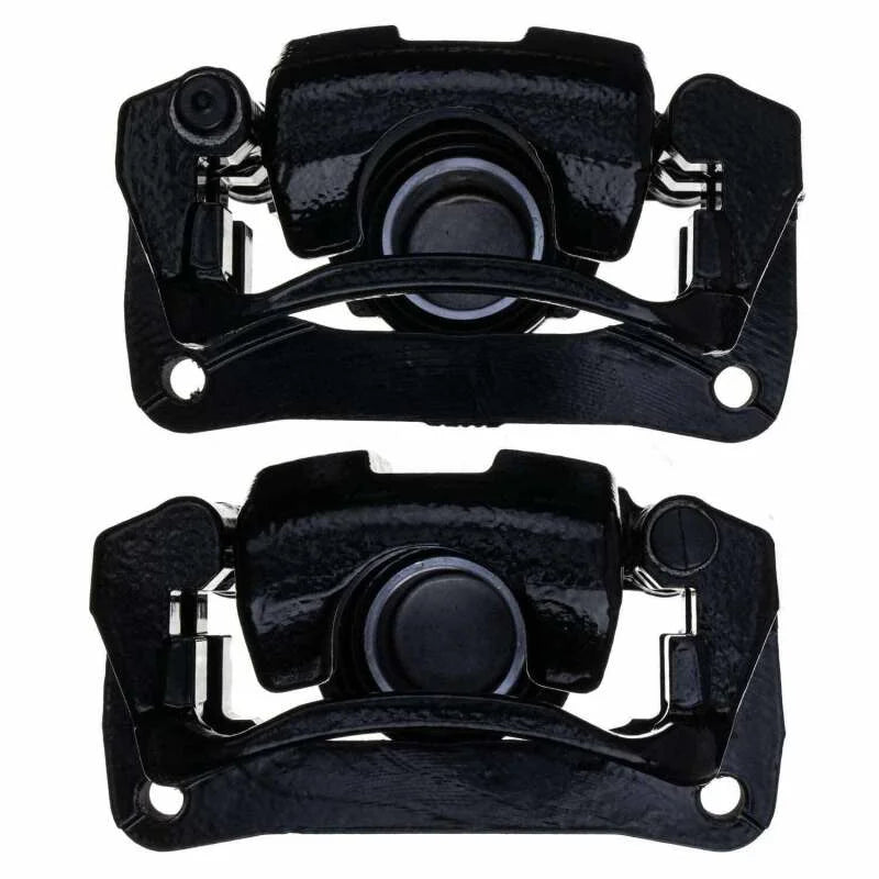 PowerStop Black Rear Caliper - Pair w/Bracket fits 2007-2015 Toyota Sequoia / Tundra - Main Product View