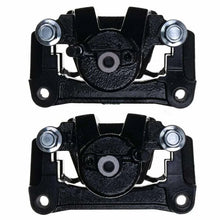 Load image into Gallery viewer, PowerStop Black Rear Caliper - Pair w/Bracket fits 2007-2015 Toyota Sequoia / Tundra - Installation View
