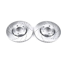 Load image into Gallery viewer, PowerStop Drilled &amp; Slotted Front Rotors Pair fits 1996-2004 Audi A4 / 2003-2006 Audi A4 Cabriolet / 1996-2006 Audi A4 Qua...