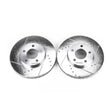 Load image into Gallery viewer, PowerStop Drilled &amp; Slotted Front Rotors Pair fits 2002-2006 Buick Rendezvous / 2002-2005 Chevrolet Venture / 2005 Chevrol...