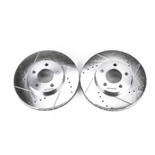 Load image into Gallery viewer, PowerStop Drilled &amp; Slotted Front Rotors Pair fits 2002-2006 Buick Rendezvous / 2002-2005 Chevrolet Venture / 2005 Chevrol...