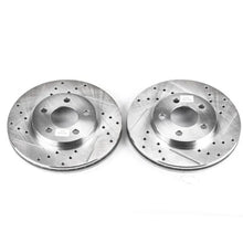 Load image into Gallery viewer, PowerStop Drilled &amp; Slotted Front Rotors Pair fits Chrysler Neon / 2001-2002 Dodge Neon Acr / 2000-2002 Dodge Neon ES / 20...