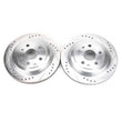 Load image into Gallery viewer, PowerStop Drilled &amp; Slotted Rear Rotors Pair fits 2008-2019 Cadillac CTS / 2010-2019 Cadillac CTS Luxury / 2010-2016 Cadil...