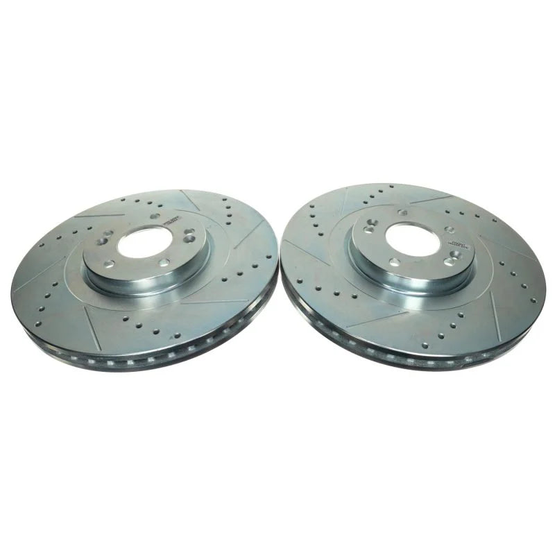 PowerStop Drilled & Slotted Rotor (Pair) fits 2021-2025 Hyundai Palisade Calligraphy / 2024-2025 Hyundai Palisade Calligra...