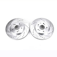 Load image into Gallery viewer, PowerStop Drilled &amp; Slotted Rotors Pair Front fits 2007-2012 Acura RDX / 2010-2012 Acura RDX Sh-awd / 2010-2011 Honda Acco...