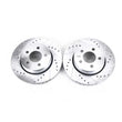 Load image into Gallery viewer, PowerStop Drilled &amp; Slotted Rotors Pair Front fits 2010 2011 Dodge Nitro Detonator / 2007-2009 Dodge Nitro R/T / 2009-2011...