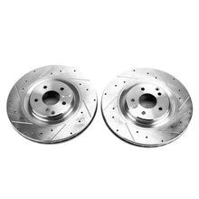 Load image into Gallery viewer, PowerStop Drilled &amp; Slotted Rotors Pair fits 2002-2004 Mercedes-Benz C32 Amg / 2005-2006 Mercedes-Benz C55 Amg / 2003-2006...