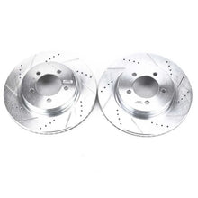 Load image into Gallery viewer, PowerStop Drilled &amp; Slotted Rotors Pair fits 2002-2005 Ford Explorer Eddie Bauer / 2004 Ford Explorer Nbx / 2004-2005 Ford...