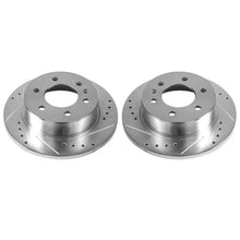 Load image into Gallery viewer, PowerStop Drilled &amp; Slotted Rotors Pair fits 2007-2009 Dodge Sprinter 2500 / 2007-2009 Dodge Sprinter 3500 / 2007-2018 Fre...
