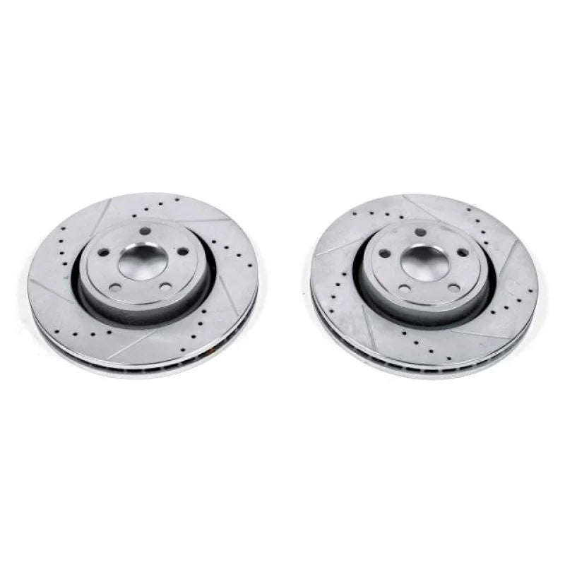 PowerStop Drilled & Slotted Rotors Pair fits 2017-2025 Dodge DURANGO / 2011-2024 Dodge DURANGO Citadel / 2011-2013 Dodge D...