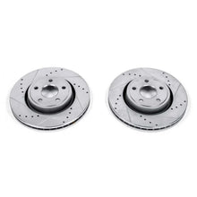 Load image into Gallery viewer, PowerStop Drilled &amp; Slotted Rotors Pair fits 2017-2025 Dodge DURANGO / 2011-2024 Dodge DURANGO Citadel / 2011-2013 Dodge D...