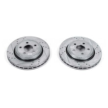 Load image into Gallery viewer, PowerStop Drilled &amp; Slotted Rotors Pair fits 2018-2020 Dodge DURANGO / 2018-2020 Dodge DURANGO Citadel / 2018-2022 2024 20...