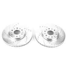 Load image into Gallery viewer, PowerStop Drilled &amp; Slotted Rotors Pair fits 2018-2024 Buick Enclave / 2021 Cadillac XT6 / 2019-2025 Chevrolet Blazer / 20...