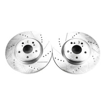 Load image into Gallery viewer, PowerStop Drilled &amp; Slotted Rotors Pair fits 2023-2025 Acura Integra / 2021 2022 Honda Accord / 2018-2020 Honda Accord EX-...