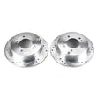 Load image into Gallery viewer, PowerStop Drilled &amp; Slotted Rotors Pair fits Hyundai Sonata / 2006 Hyundai Sonata GL / 2006-2010 Hyundai Sonata Gls / 2007...