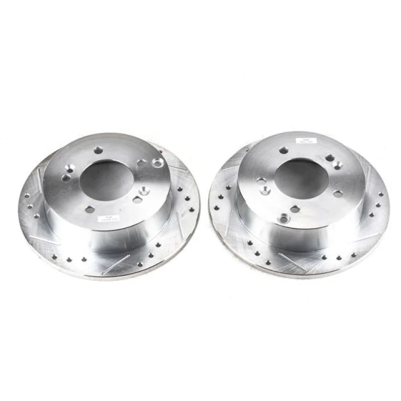 PowerStop Drilled & Slotted Rotors Pair fits Hyundai Sonata / 2006 Hyundai Sonata GL / 2006-2010 Hyundai Sonata Gls / 2007...