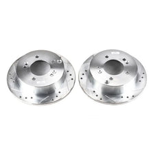 Load image into Gallery viewer, PowerStop Drilled &amp; Slotted Rotors Pair fits Hyundai Sonata / 2006 Hyundai Sonata GL / 2006-2010 Hyundai Sonata Gls / 2007...