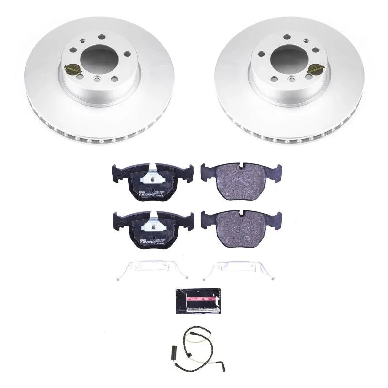 PowerStop Euro-Stop Brake Kit Front fits 1997-2000 BMW 540I - Main Product View