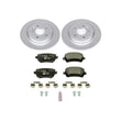 Load image into Gallery viewer, PowerStop Euro-Stop Brake Kit Rear fits 2005-2009 Audi A4 / A4 Quattro - Main Product View
