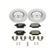 Load image into Gallery viewer, PowerStop Euro-Stop Brake Kit Rear fits 2007-2011 Volvo S80 3.2 / 2011 Volvo S80 T6 - Main Product View