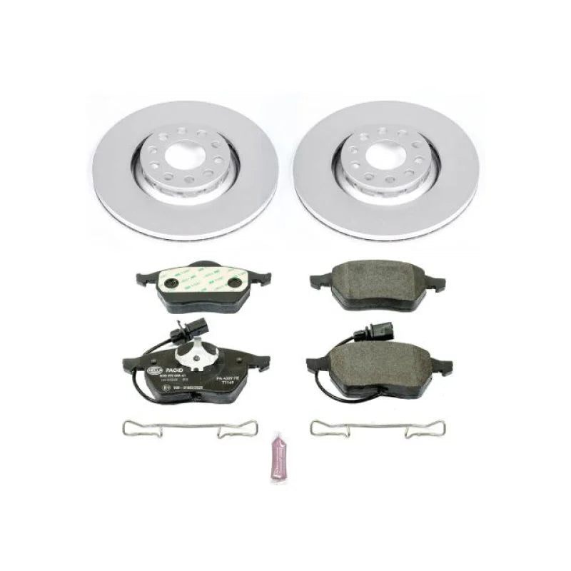 PowerStop Euro-Stop Brake Kit fits 2002-2006 Audi A4 / 2002-2006 Audi A4 Quattro / 1998-2004 Audi A6 / 1998-2004 Audi A6 Q...