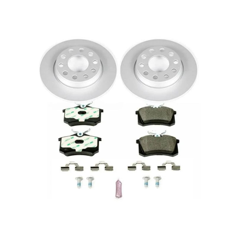 PowerStop Euro-Stop Brake Kit fits 2002-2006 Audi A4 / A4 Quattro - Main Product View