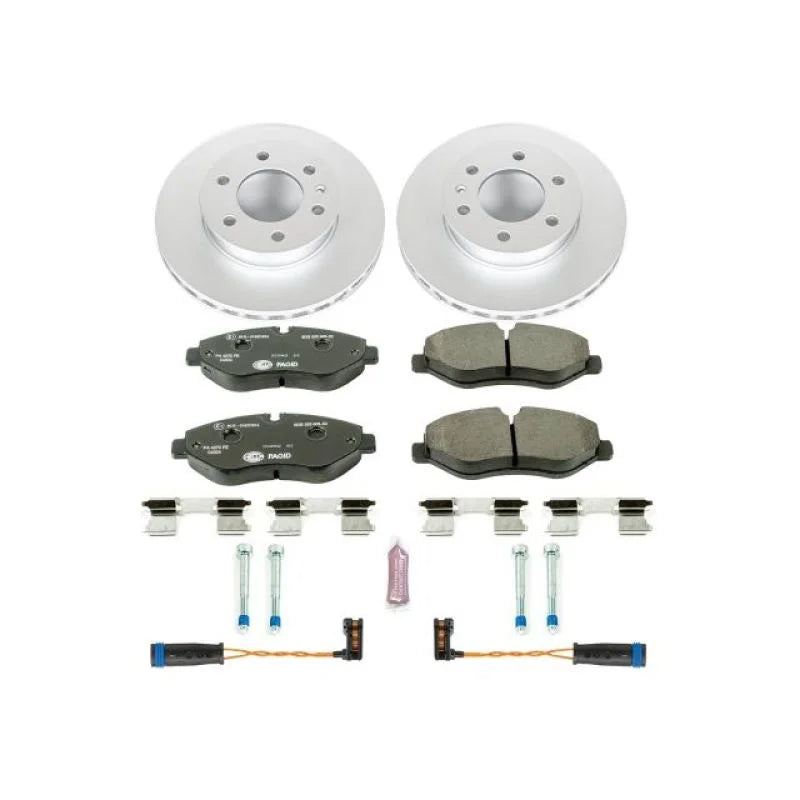PowerStop Euro-Stop Brake Kit fits 2007-2009 Dodge Sprinter 2500 / 2007-2018 Freightliner Sprinter 2500 / 2010-2018 Merced...