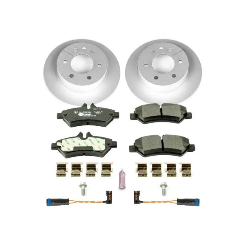 PowerStop Euro-Stop Brake Kit fits 2007-2009 Dodge Sprinter 2500 / 2009-2018 Freightliner Sprinter 2500 / 2010-2018 Freigh...