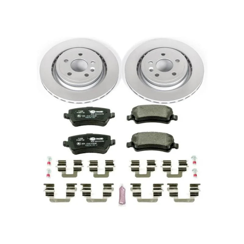PowerStop Euro-Stop Brake Kit fits 2011-2018 Volvo S60 / 2016-2018 Volvo S60 Cross COUNTRY / 2007-2016 Volvo S80 / 2015-20...